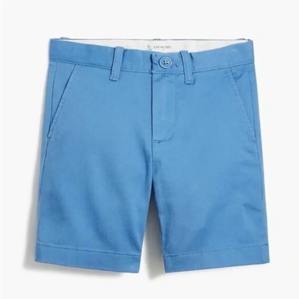 Crewcuts Blue Shorts and Seersucker Striped Shirt Matching Set - Picture 5 of 9